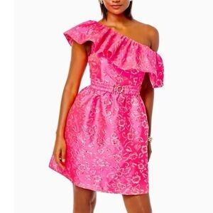 Lilly Pulitzer Shannie one shoulder cocktail dress